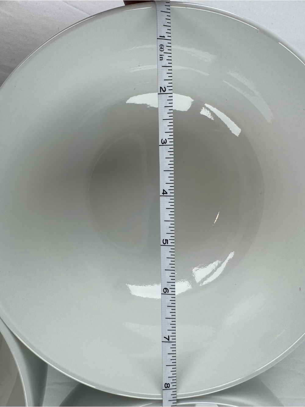 Denmark Tools for Cooks White Porcelain All Purpose 8" Bowls Set of 3 Incomplete - Picture 6 of 7